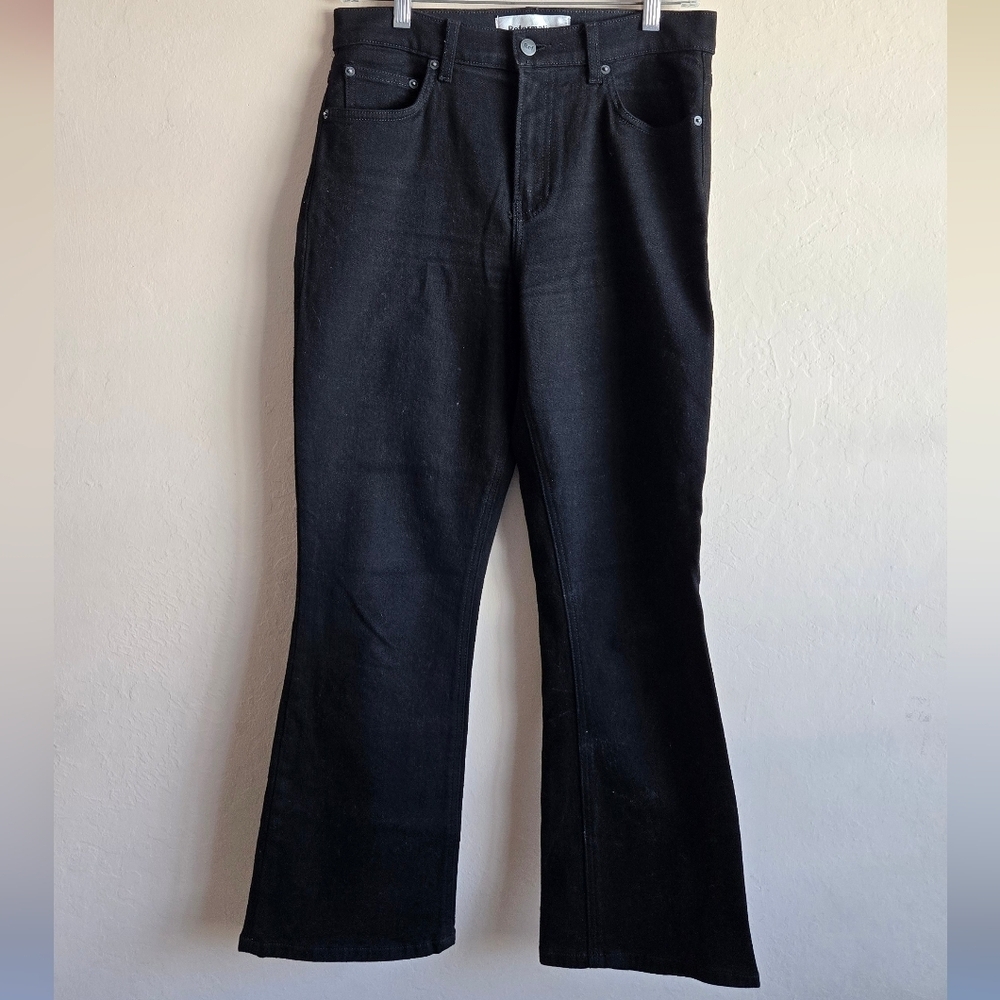 Reformation Black Flare Leg Jeans Size 28 - Picture 2 of 9